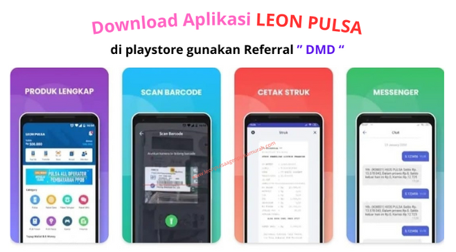 aplikasi leon pulsa murah terpercaya